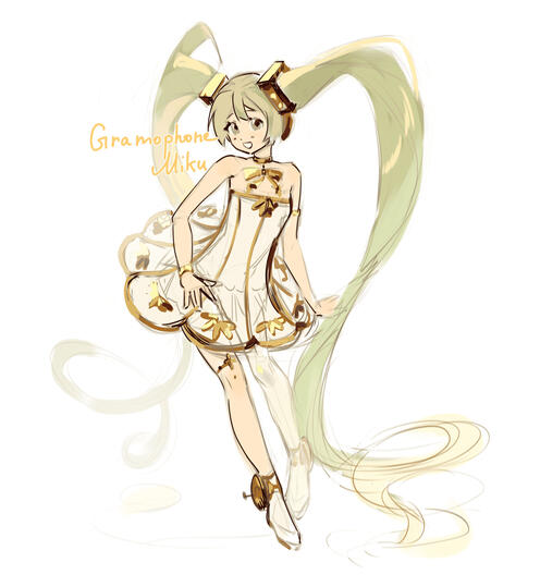 Детализированный покрашенный скетч